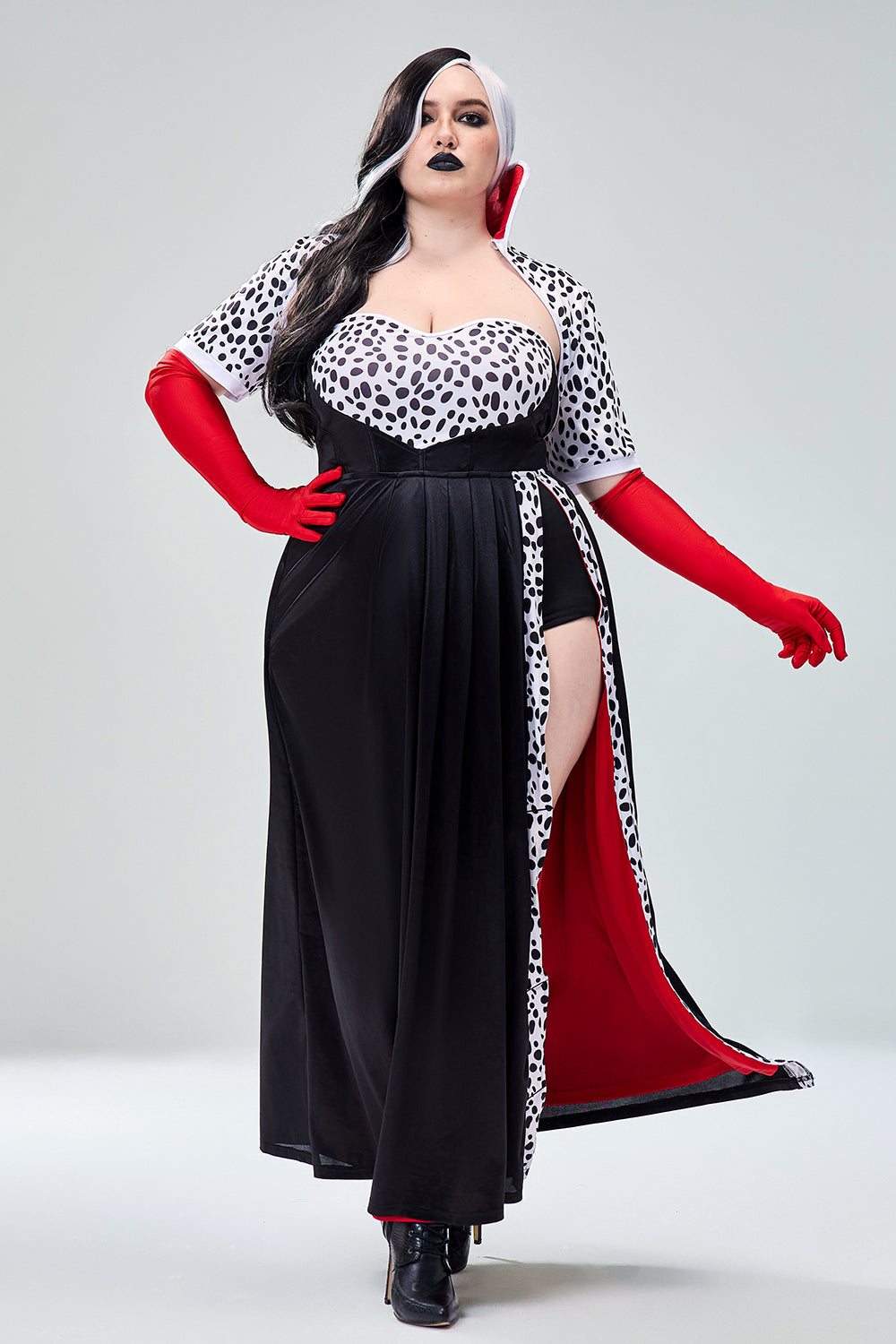 Halloween Costume Black Cosplay Maxi Dress(Ships 24h)