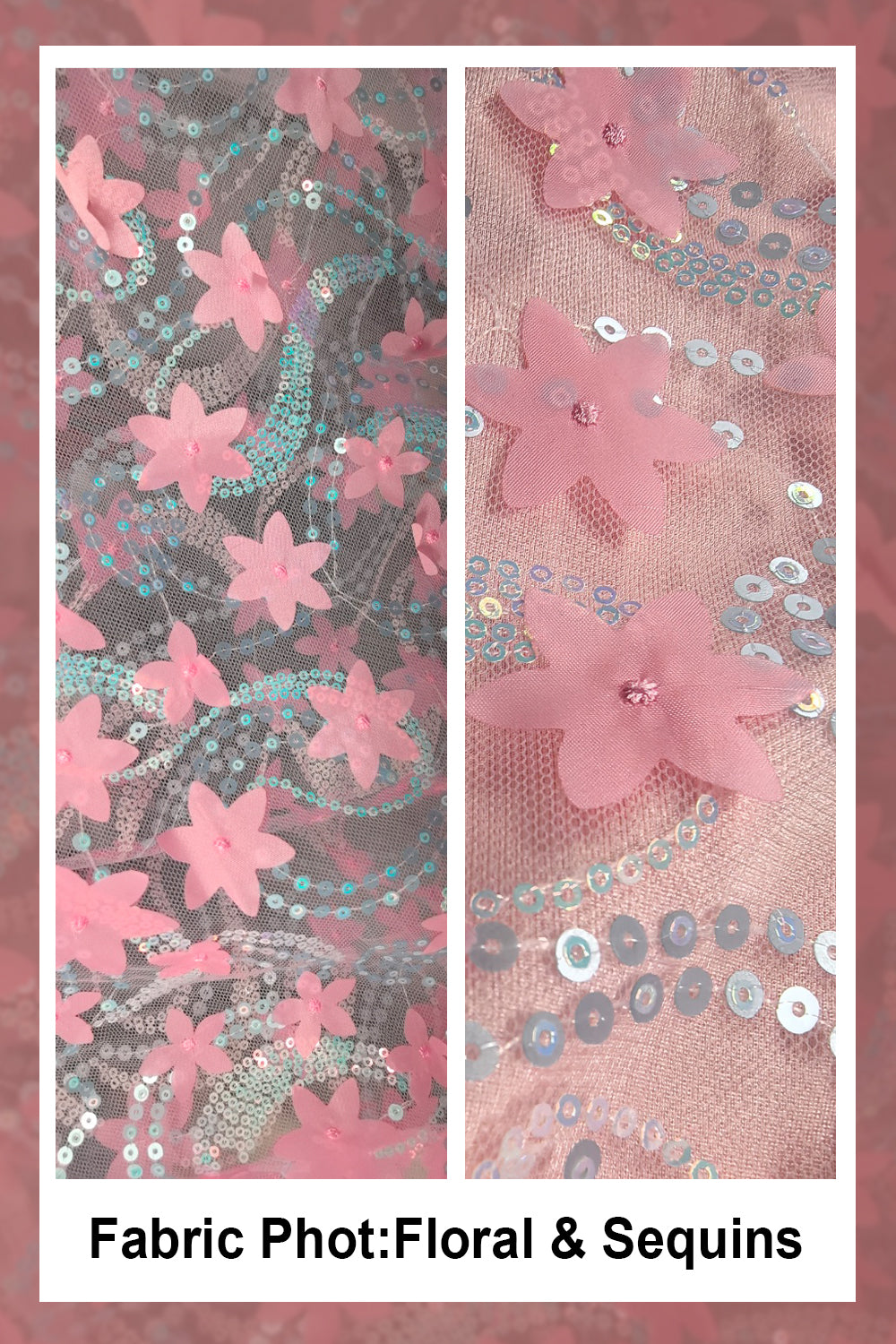 Pink V Neck Short Sleeve 3D Elegant Mermaid Maxi Dresses
