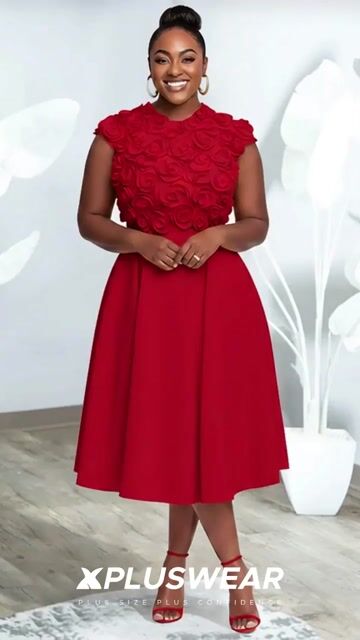 Cocktail Party Yellow Round Neck 3D Pocket Midi Dresses