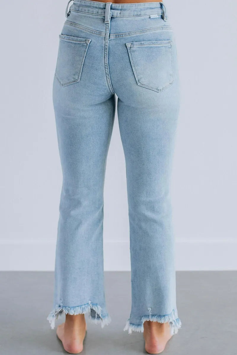 Women's Staple Classic Flared Ankle-Length Jeans