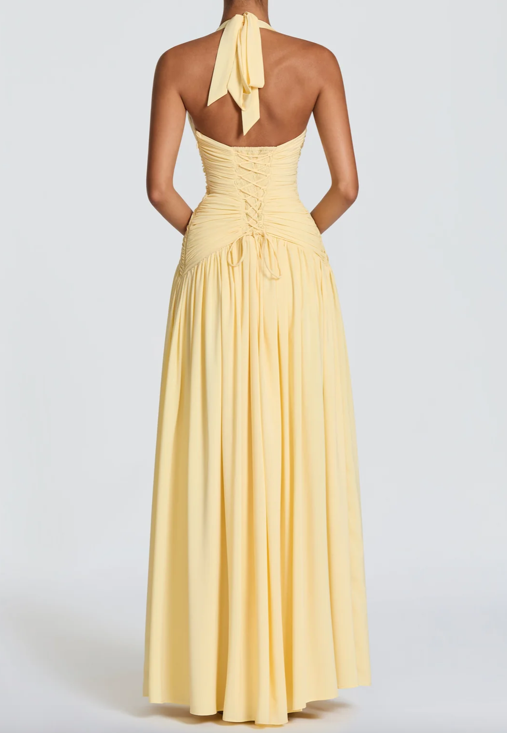 Butter Yellow Chiffon Maxi Dress Collection