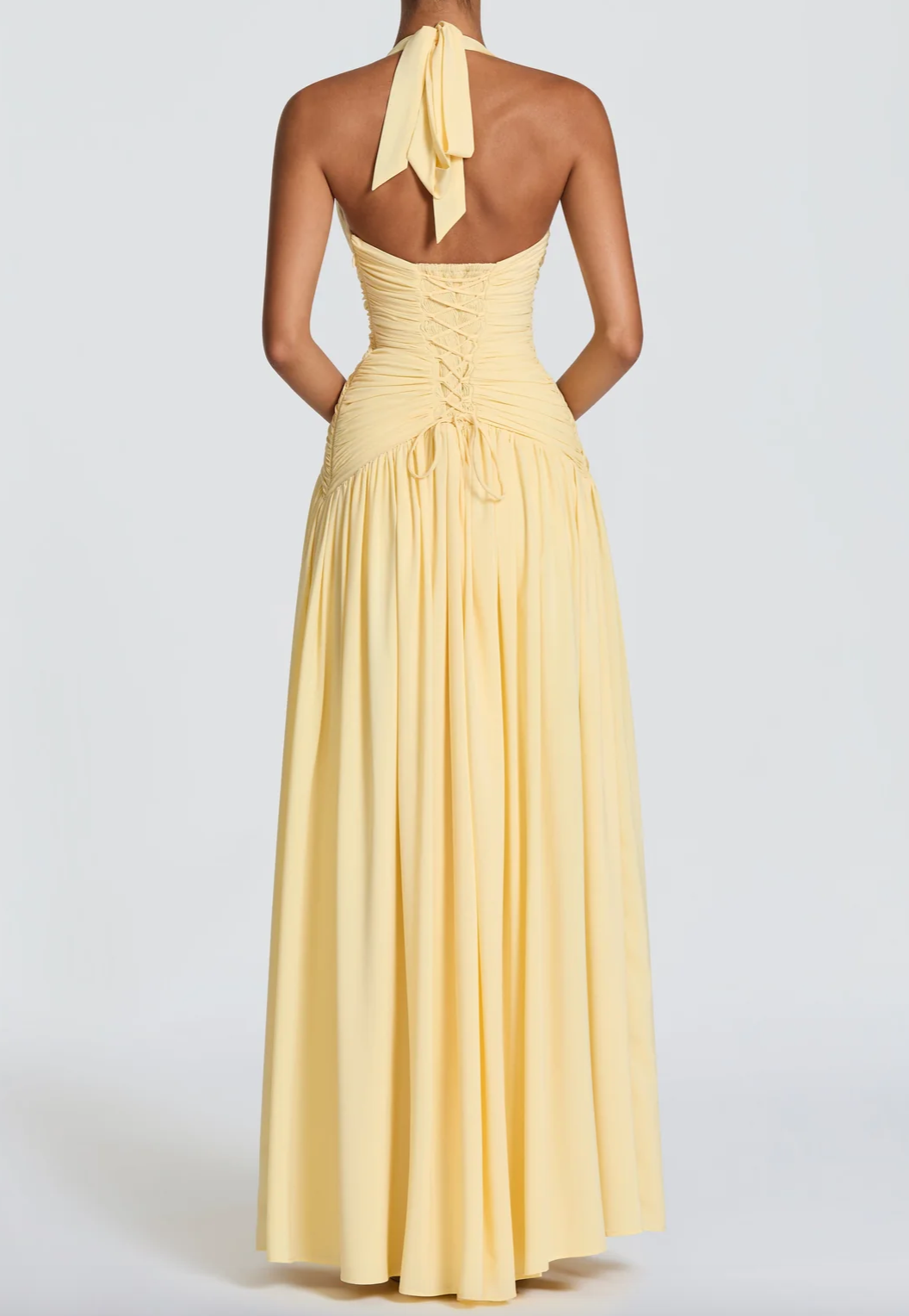 Butter Yellow Chiffon Maxi Dress Collection