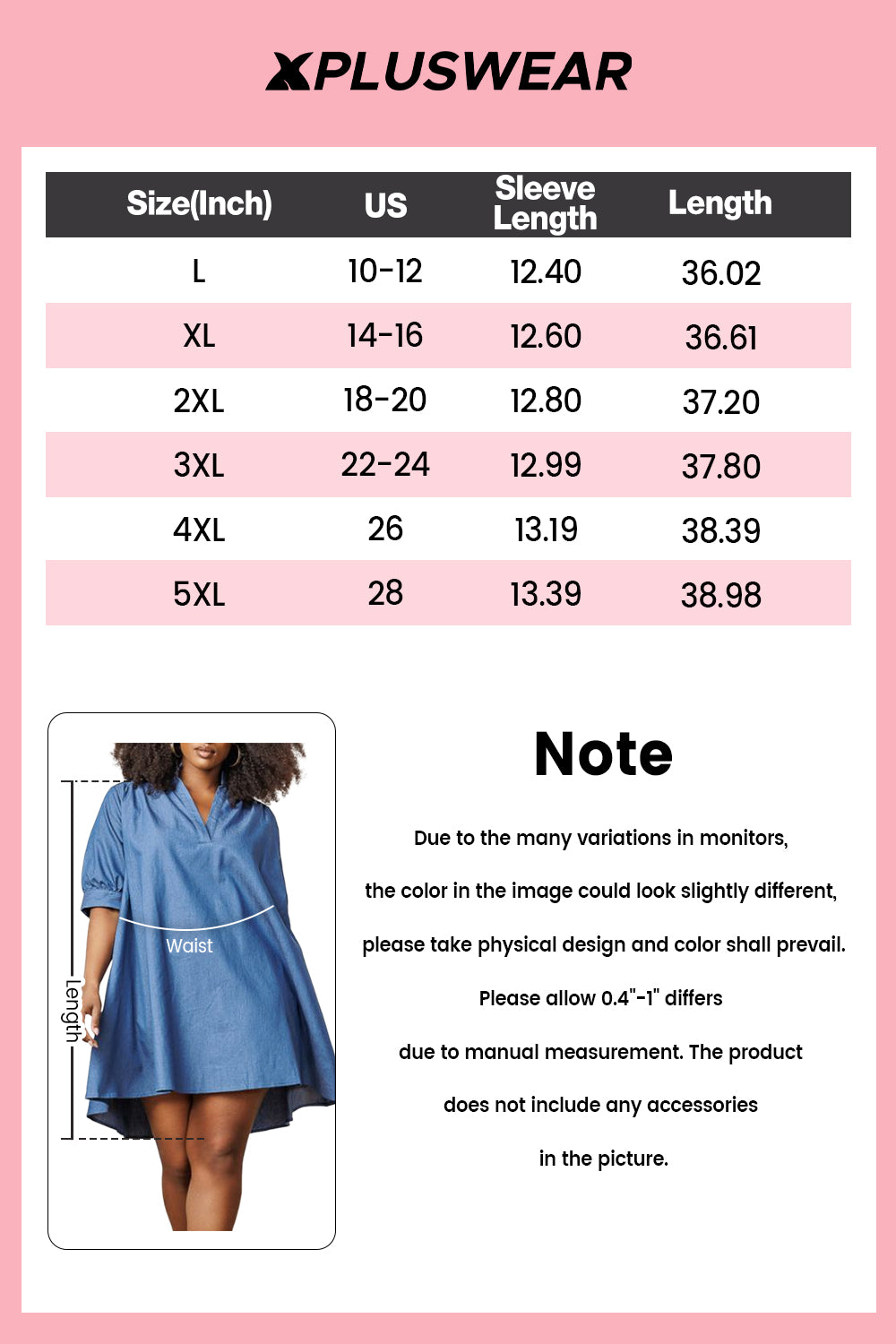 Plus Size Business Casual Blue Shirt Collar Short Sleeve Pocket Casual Tencel Denim Mini Dresses