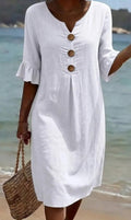 Jonquil - Button Front Casual Dress
