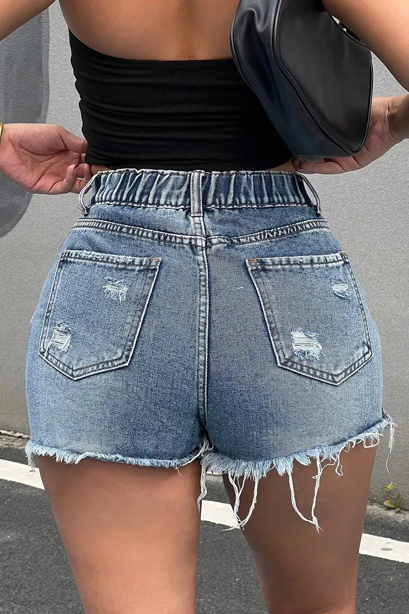 Women's Y2K Short Denim Skirt