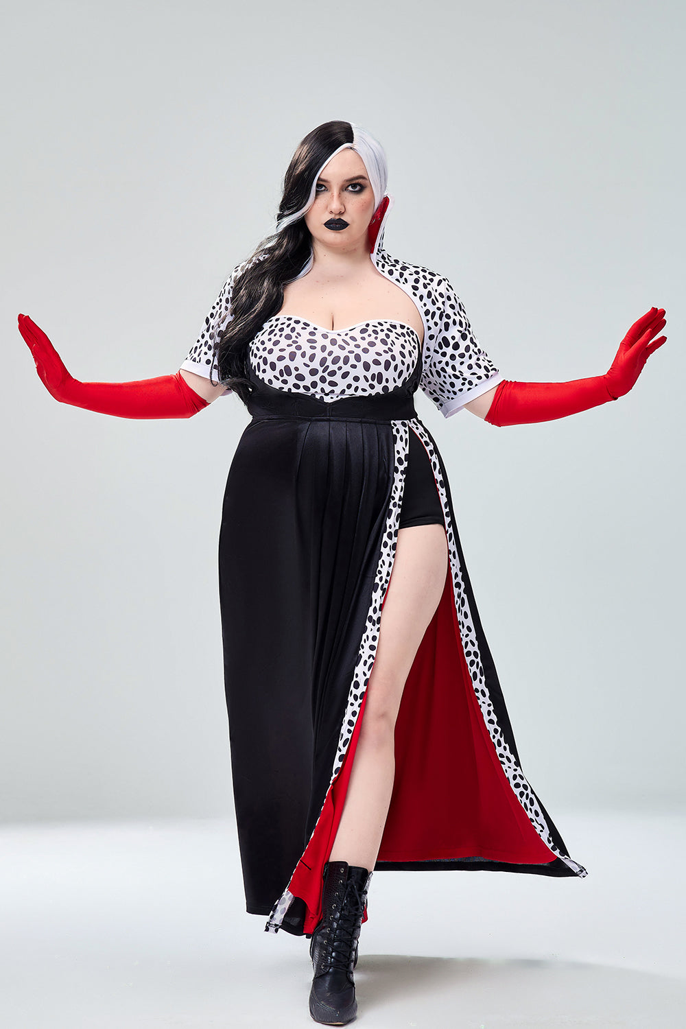 Halloween Costume Black Cosplay Maxi Dress(Ships 24h)