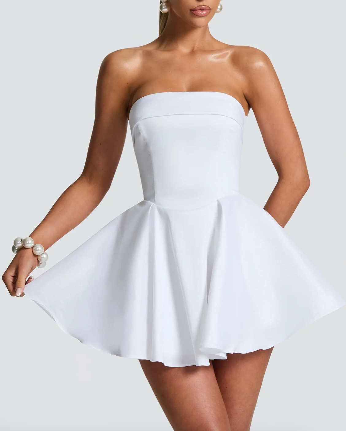 White Bridal Formal Dresses Collection:Corset, Satin & Lace Wedding Gowns, Evening Prom & Bridesmaid Dresses for Women