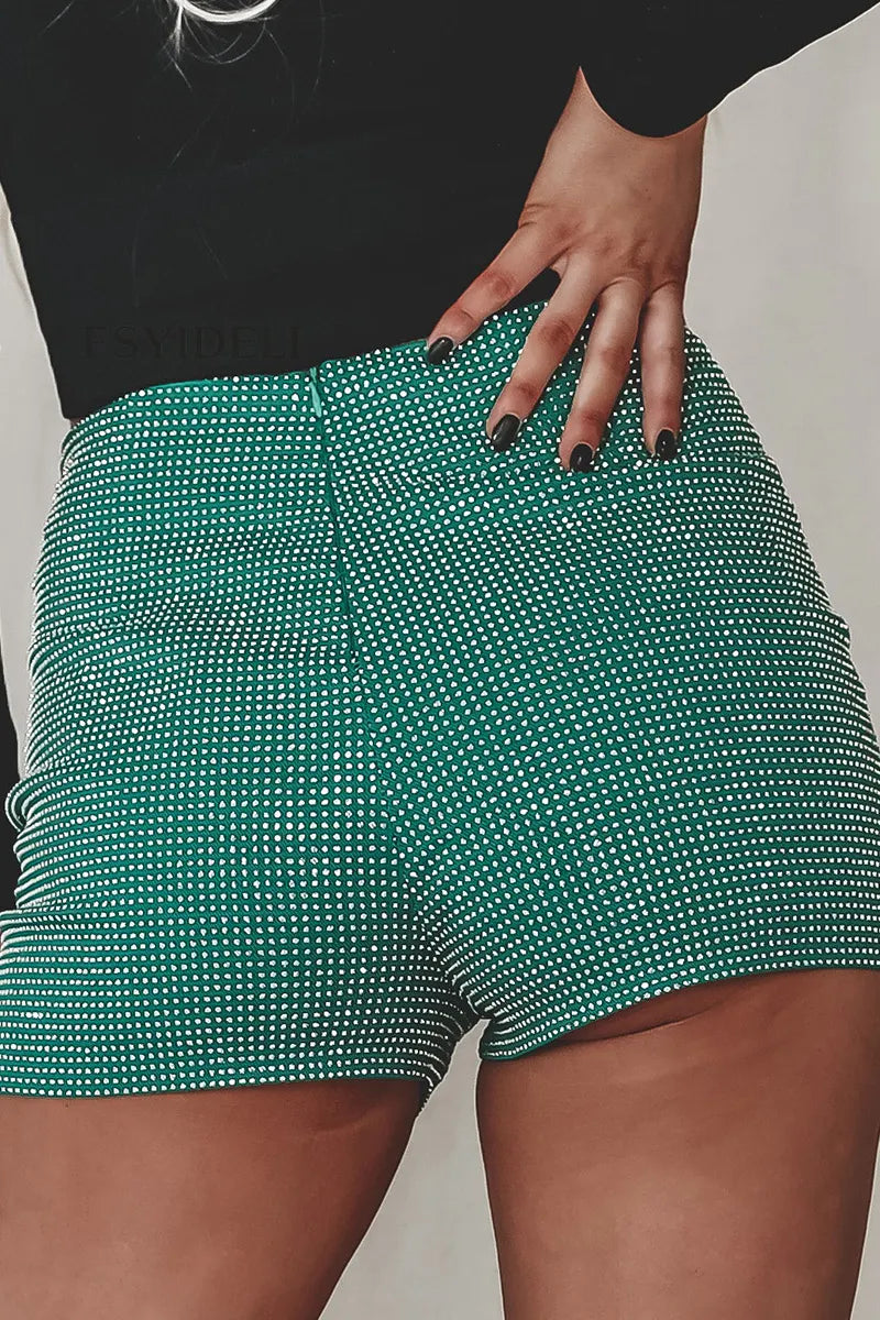 Women's  Trendy Glam Sparkly Tight Hot Shorts