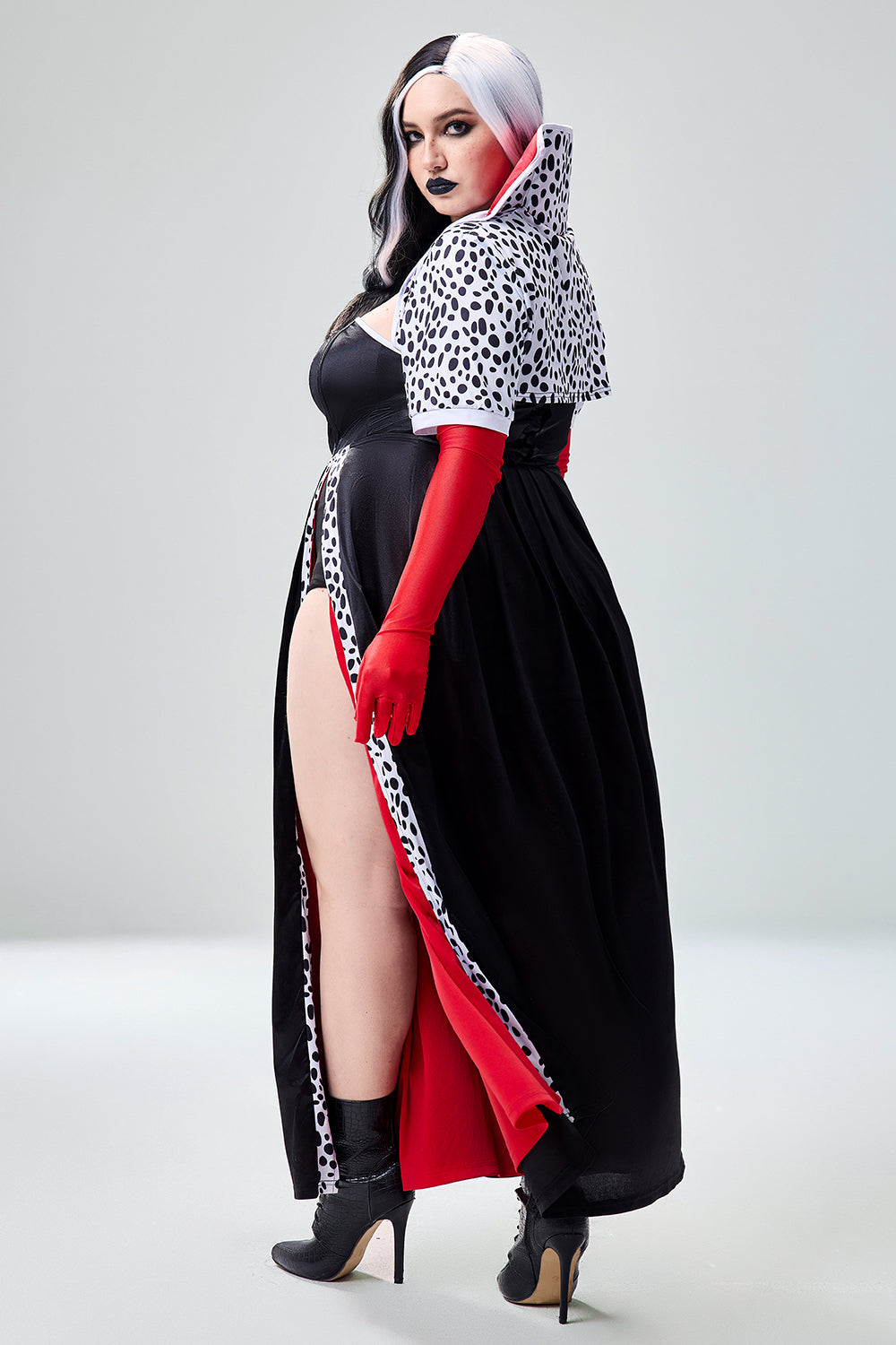 Halloween Costume Black Cosplay Maxi Dress(Ships 24h)