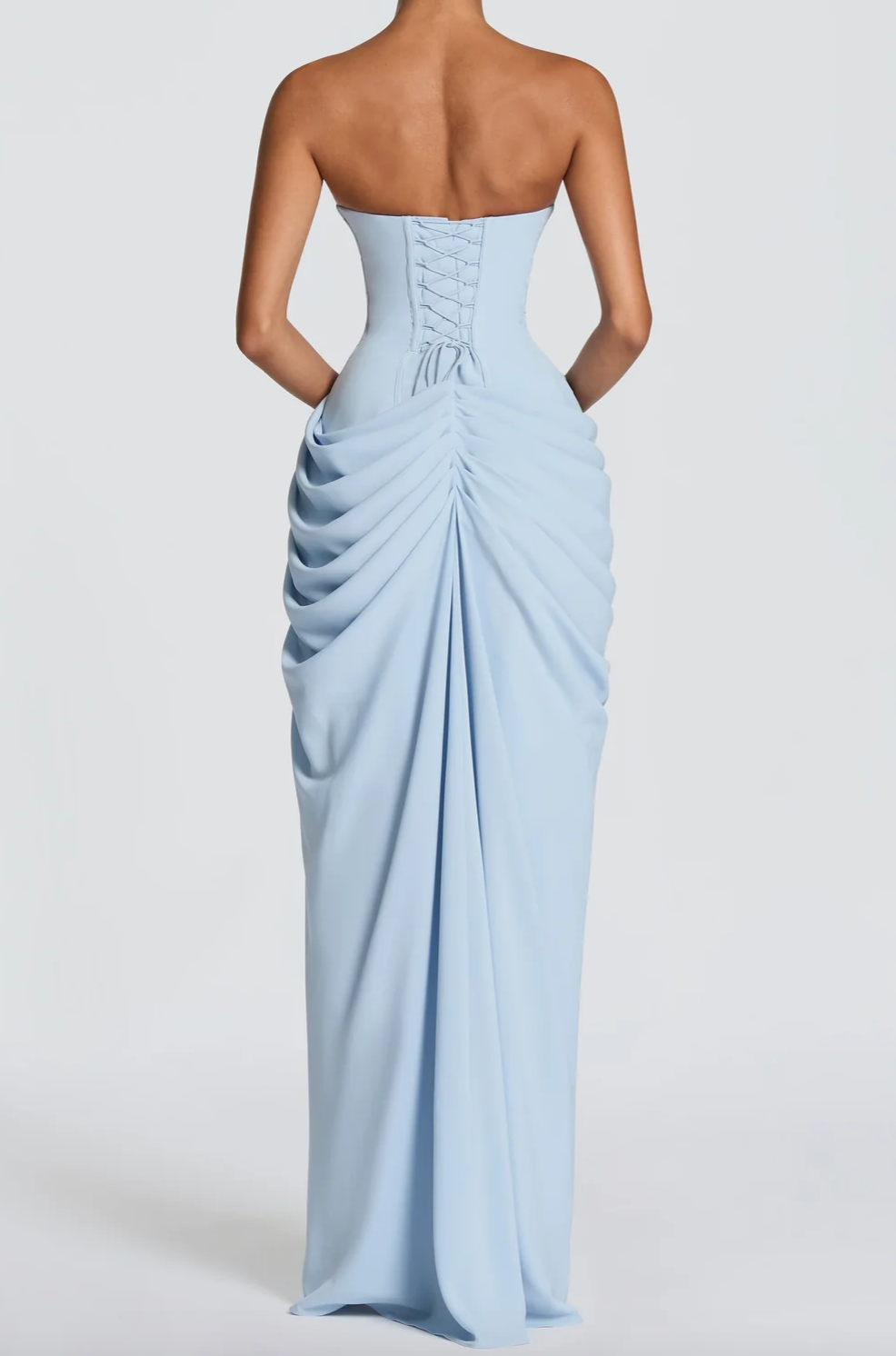 Sky Blue Chiffon Maxi Dress Collection