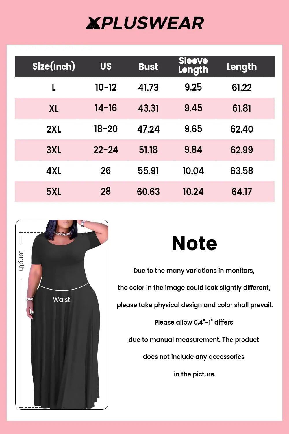 Casual Hot Pink Leopard Short Sleeve With Pockets Maxi Dress