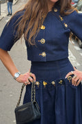 Hot Selling Women's Casual Denim Tops And Denim Long Dresses