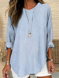 Rhea | Classic Striped Blouse