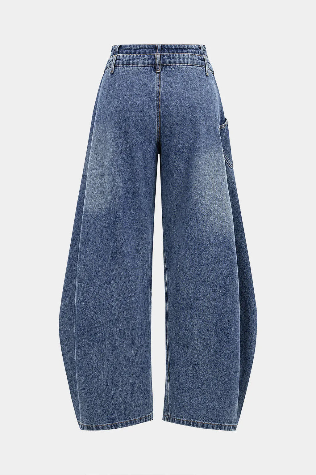 Women's Fashion Crossover-Style Wide-Leg Jeans