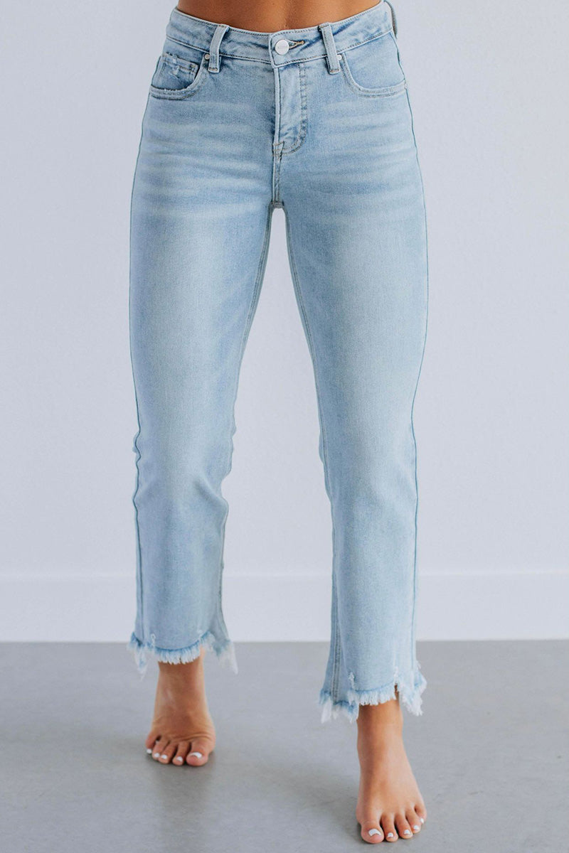 Women's Staple Classic Flared Ankle-Length Jeans