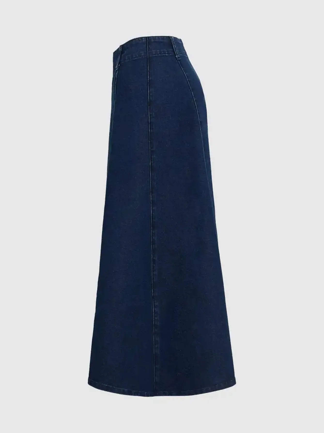 Casual A-line Light Washed Denim Skirt