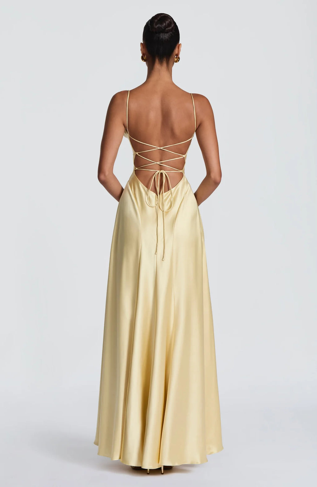 Butter Yellow Chiffon Maxi Dress Collection