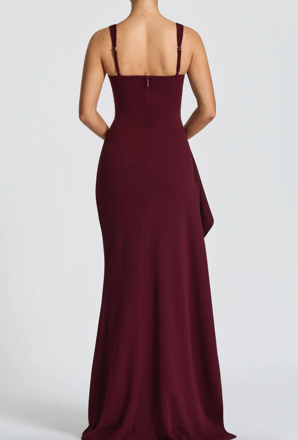 Burgundy Formal Dresses Collection: Off-Shoulder Satin Gown, Corset Mini Dress, Strapless Chiffon Maxi Dress, Lace Corset Satin Wedding Dress & Burgundy Formal Evening Gowns