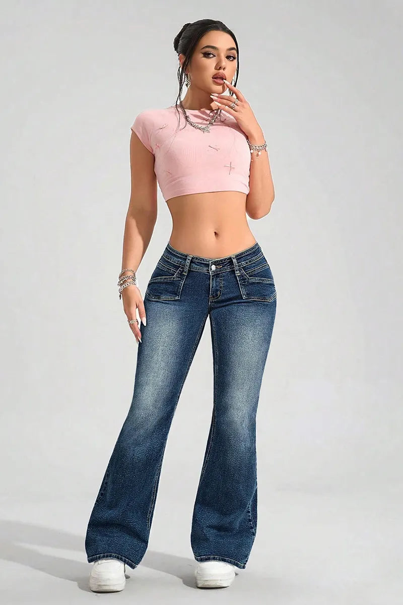 Women's Vintage Y2K Bootcut Jeans