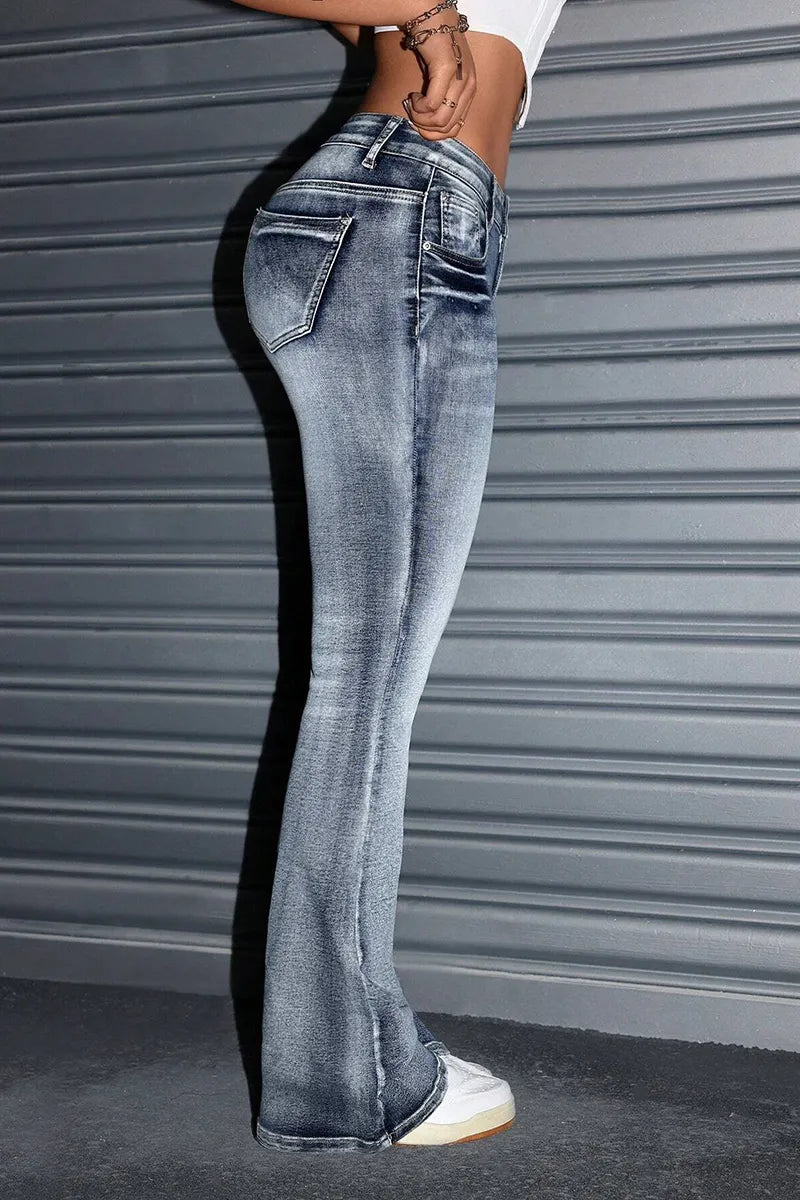 Women's Vintage High Waist Stretch Bootcut Jeans