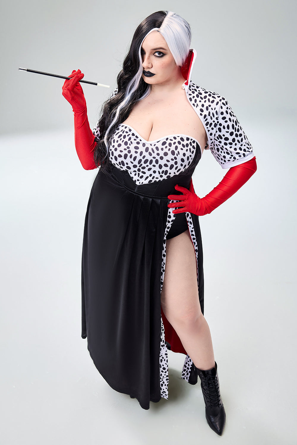Halloween Costume Black Cosplay Maxi Dress(Ships 24h)