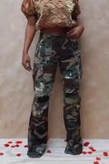 Women's Casual Camouflage Work Pants