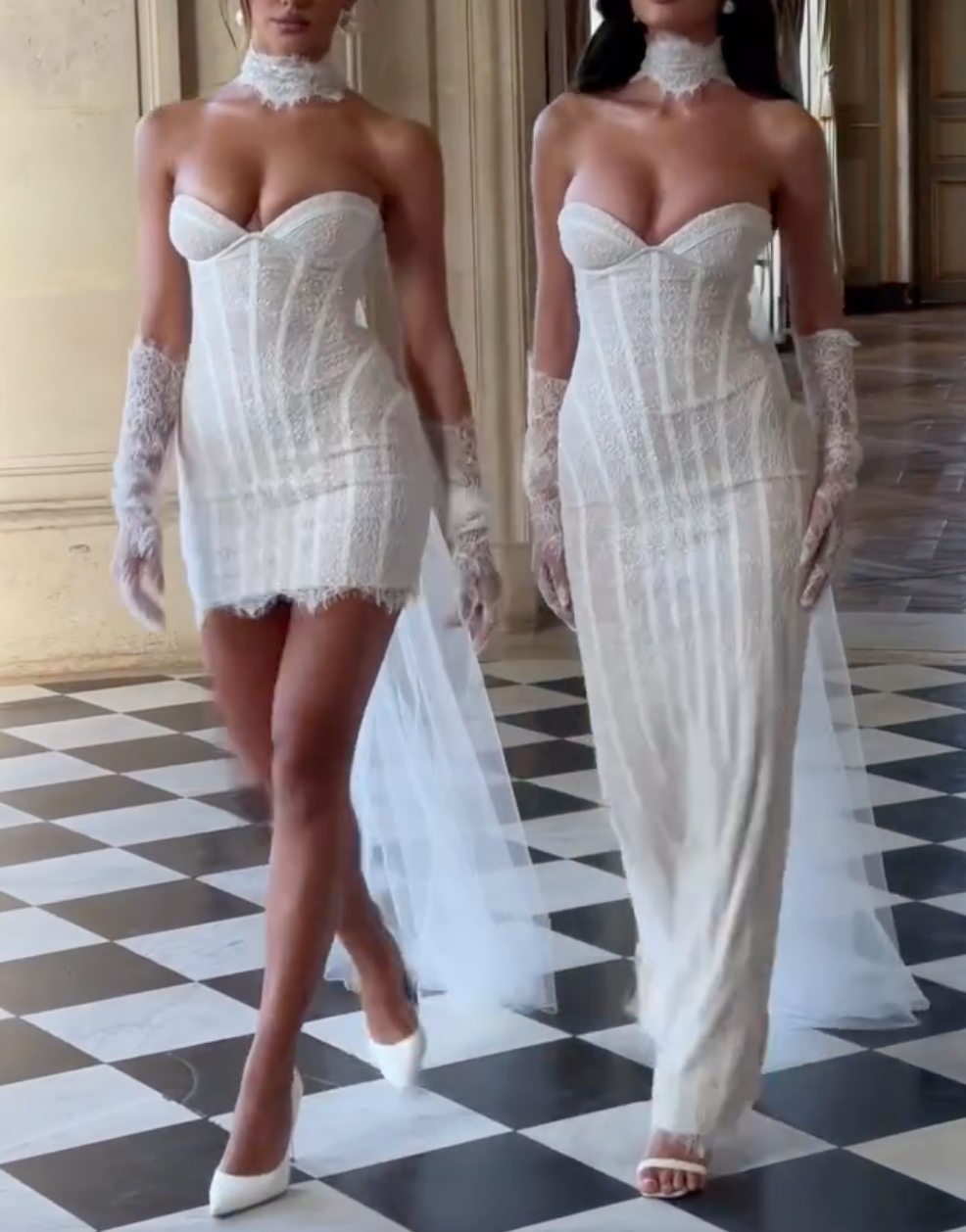 White Bridal Formal Dresses Collection: Corset Lace Wedding Gowns, Evening Prom & Bridesmaid Dresses for Women