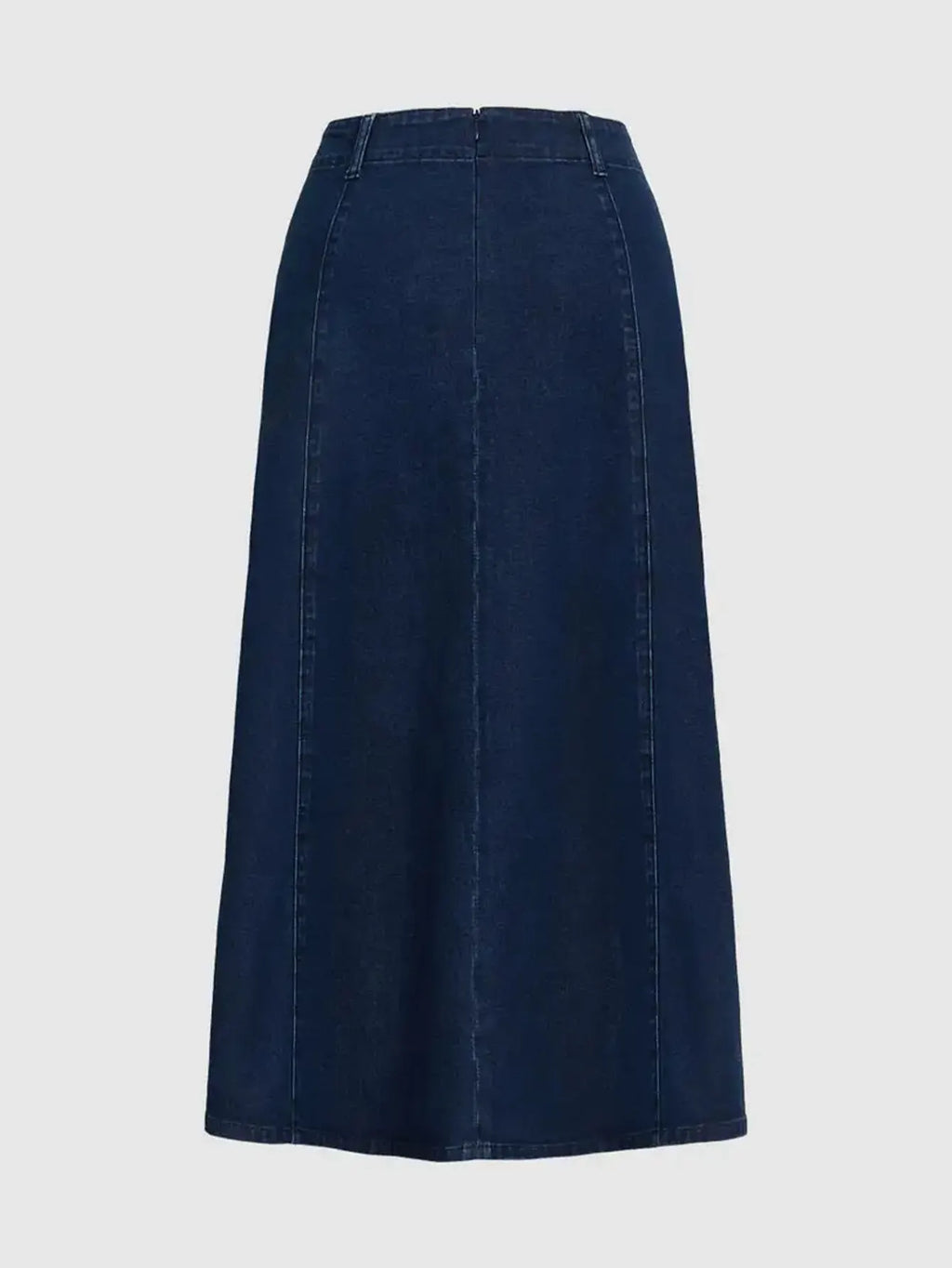Casual A-line Light Washed Denim Skirt