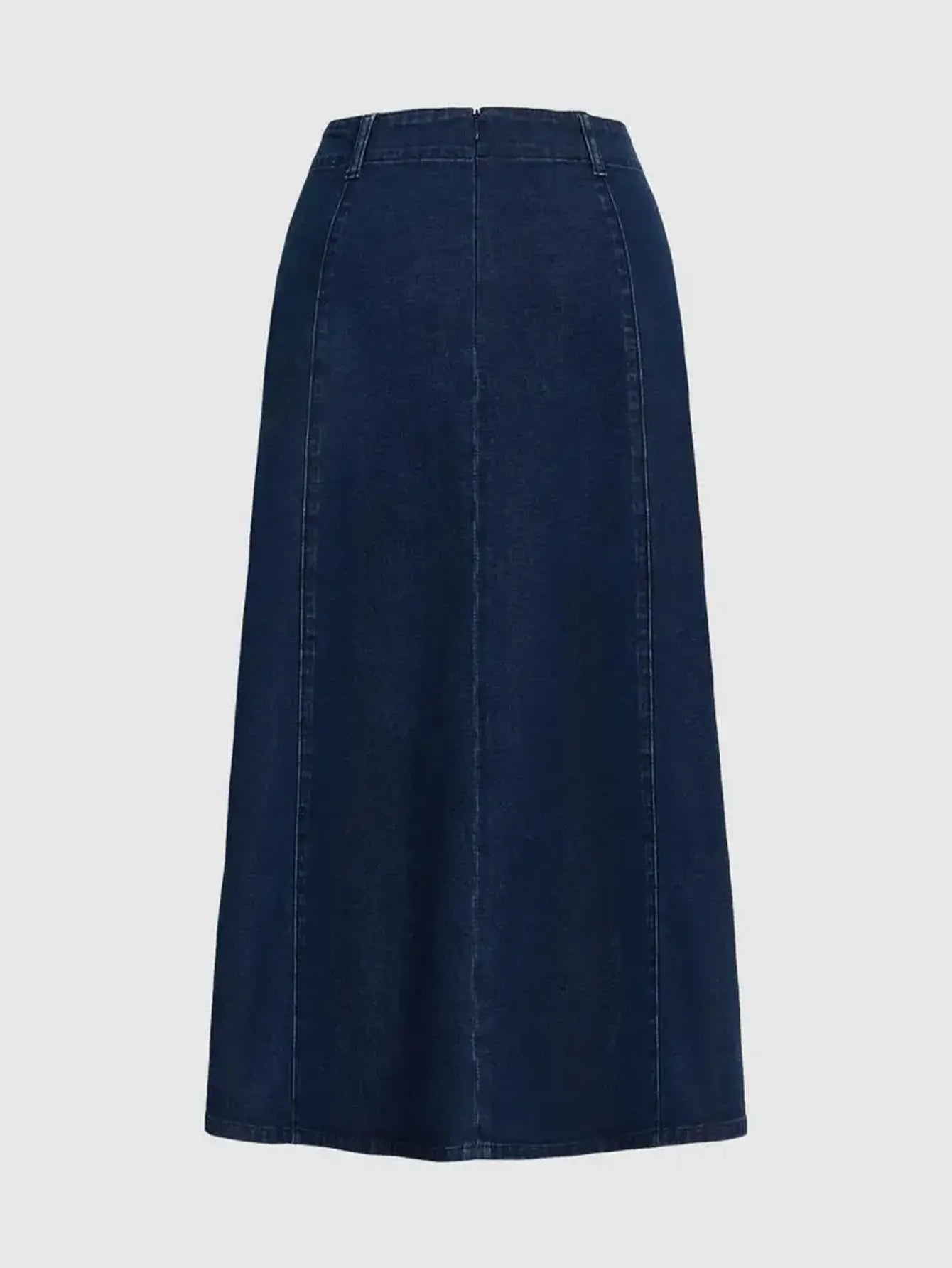 Casual A-line Light Washed Denim Skirt