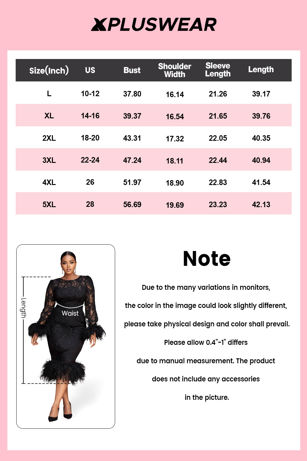 Cocktail Party Black Round Neck Long Sleeve Feather Elegant Bodycon Lace Midi Dresses