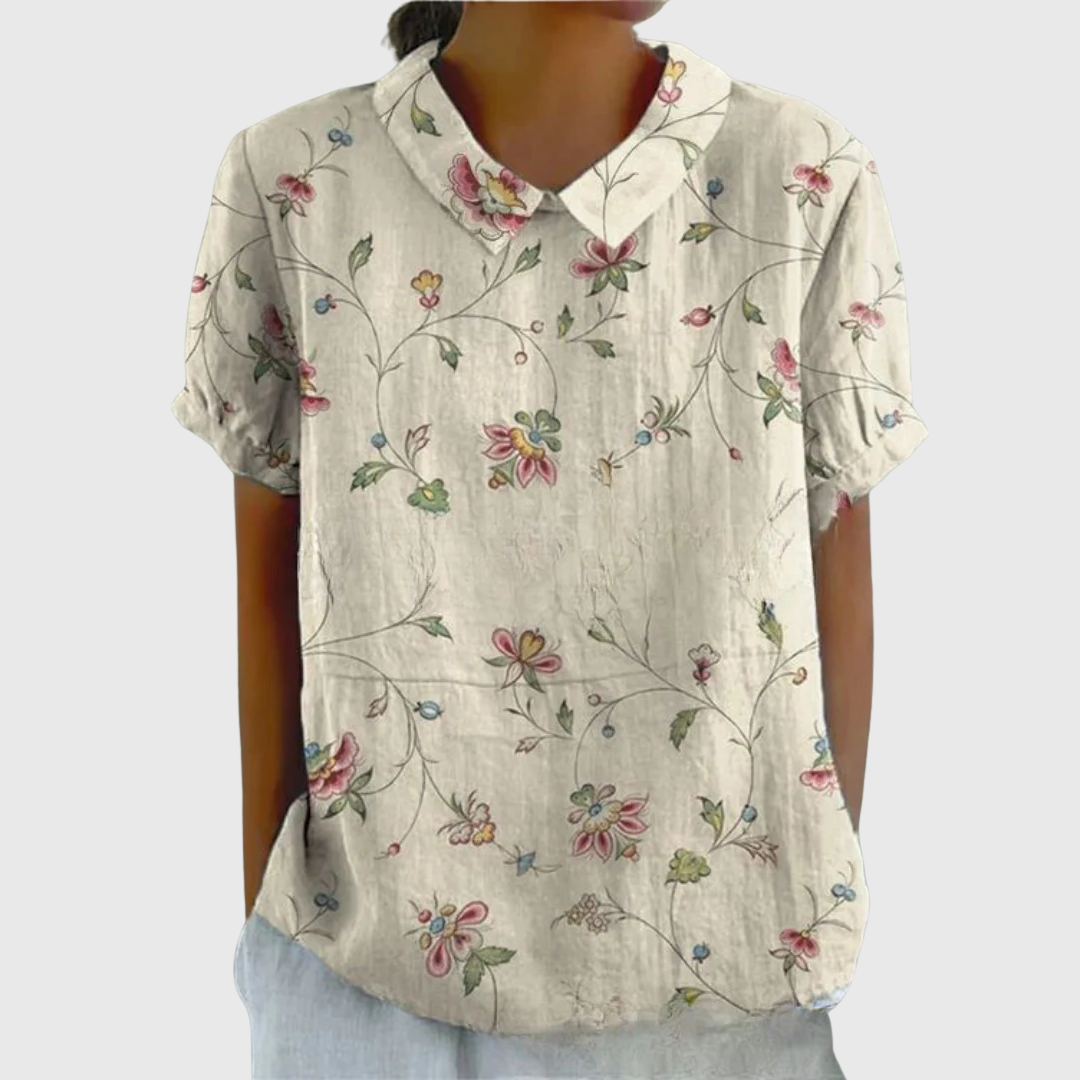 Bonnie | Vintage Floral Blouse