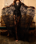 Black Embroidered Kaftan
