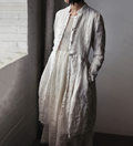 Vintage Pocket Button Linen Cotton Comfy Long Coat