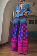 Women's Fashion Lapel Denim Blazer or Pattern Jeans