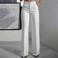 ElaraTM - High Waisted Wide Leg Suit Trousers