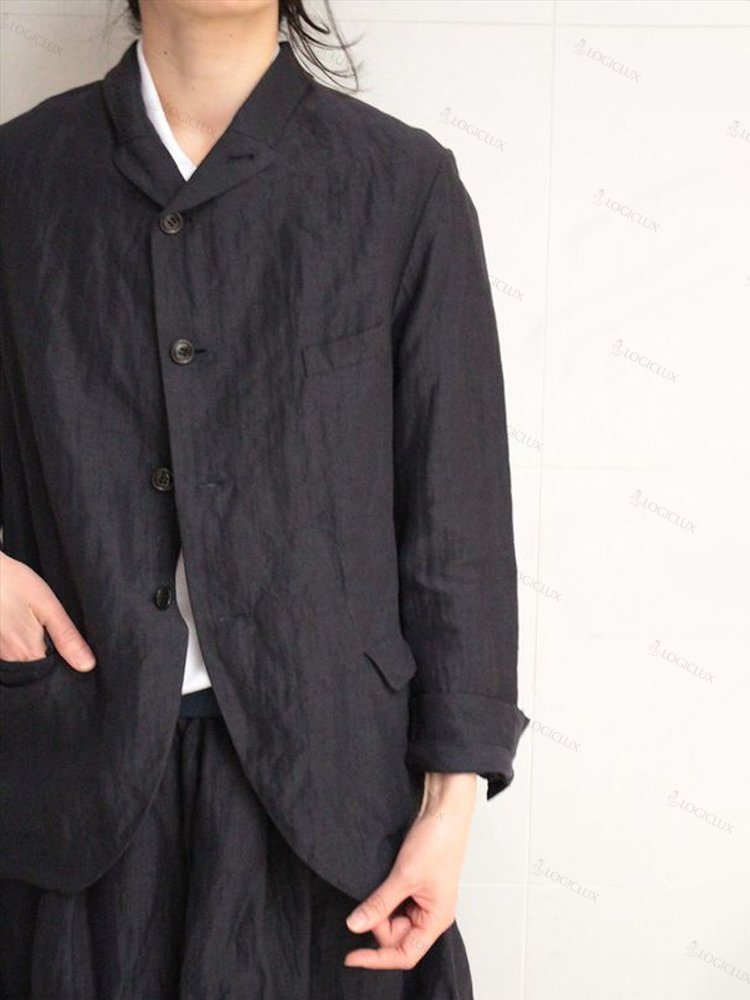 Japanese Linen Button Jacket